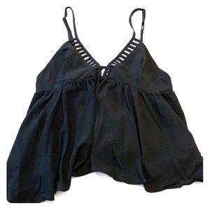 Cutout detail babydoll tank top NWT from Vici